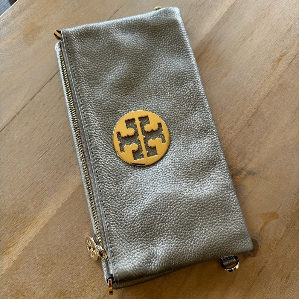 Tory Burch Metallic Clutch